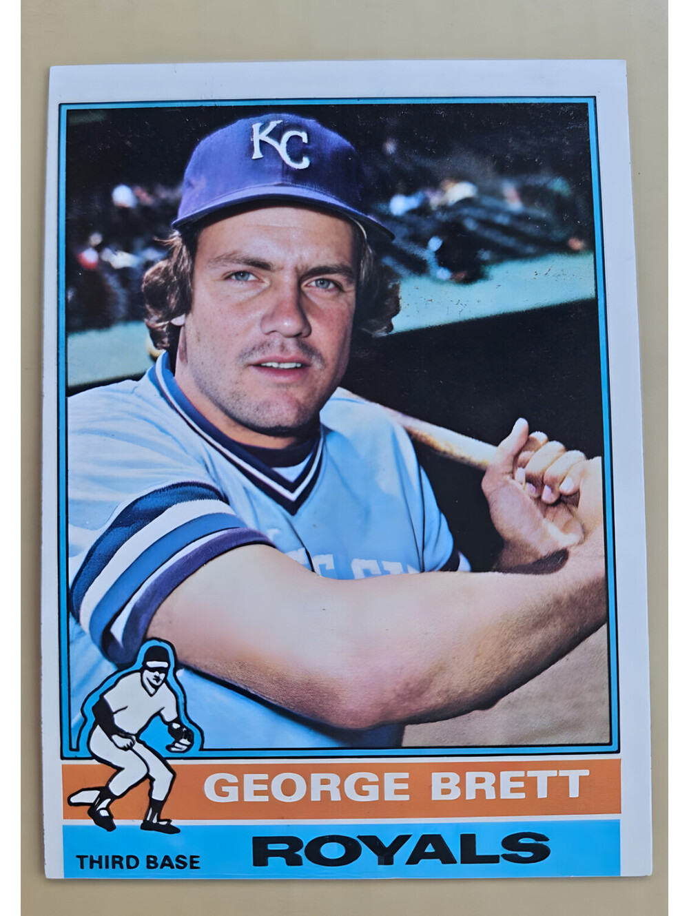 1976 Topps George Brett #19 Kansas City Royals Vintage Baseball Card HOF